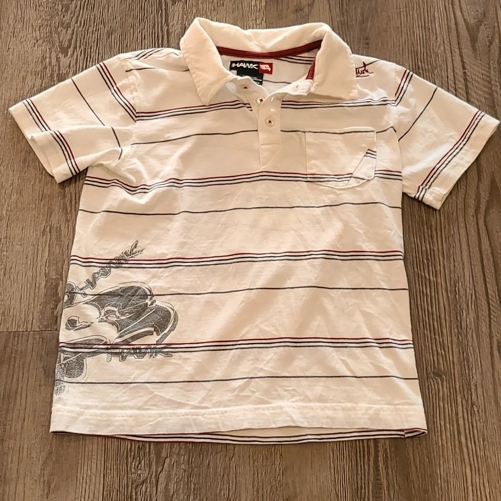 Tony Hawk Polo with Matching Khaki Pants Size 7